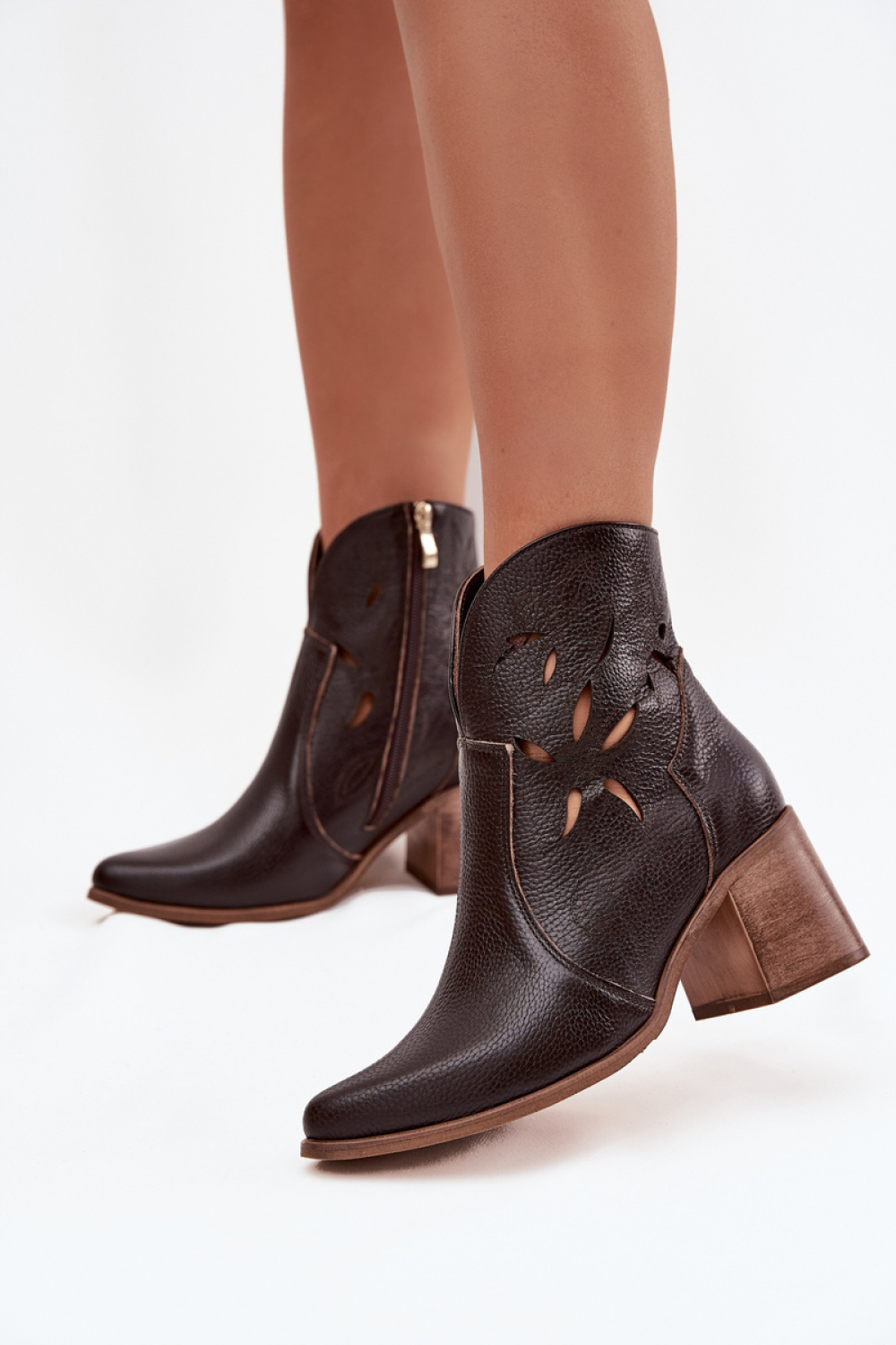 Laarsjes met hoge hak model 222963 Step in style