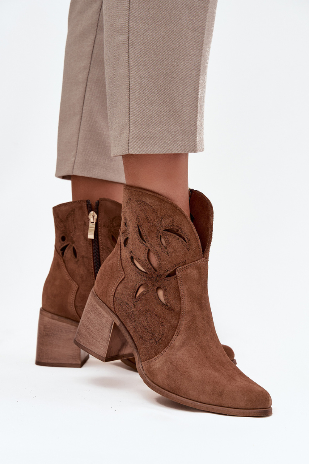 Laarsjes met hoge hak model 222964 Step in style