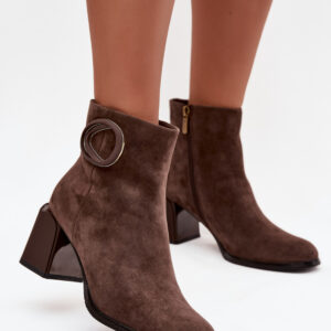 Laarsjes met hoge hak model 222973 Step in style