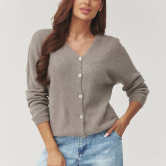 cardigan model 223257 Makadamia