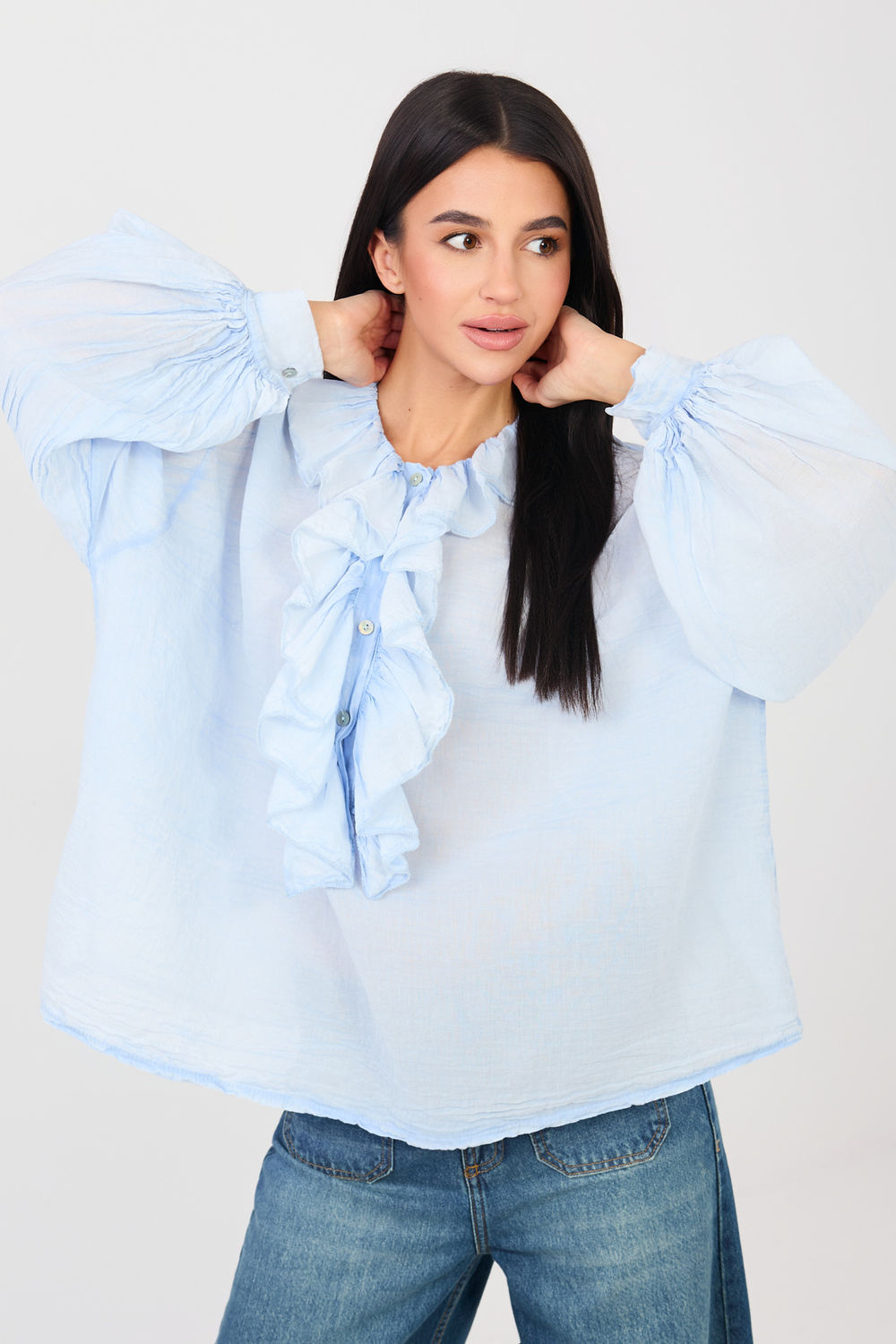 blouse model 223319 Factory Price