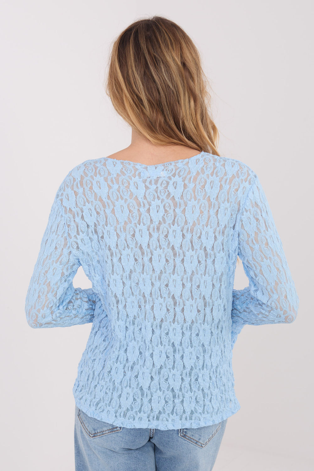 Kanten blouse model 223408 Italy Moda - Afbeelding 3