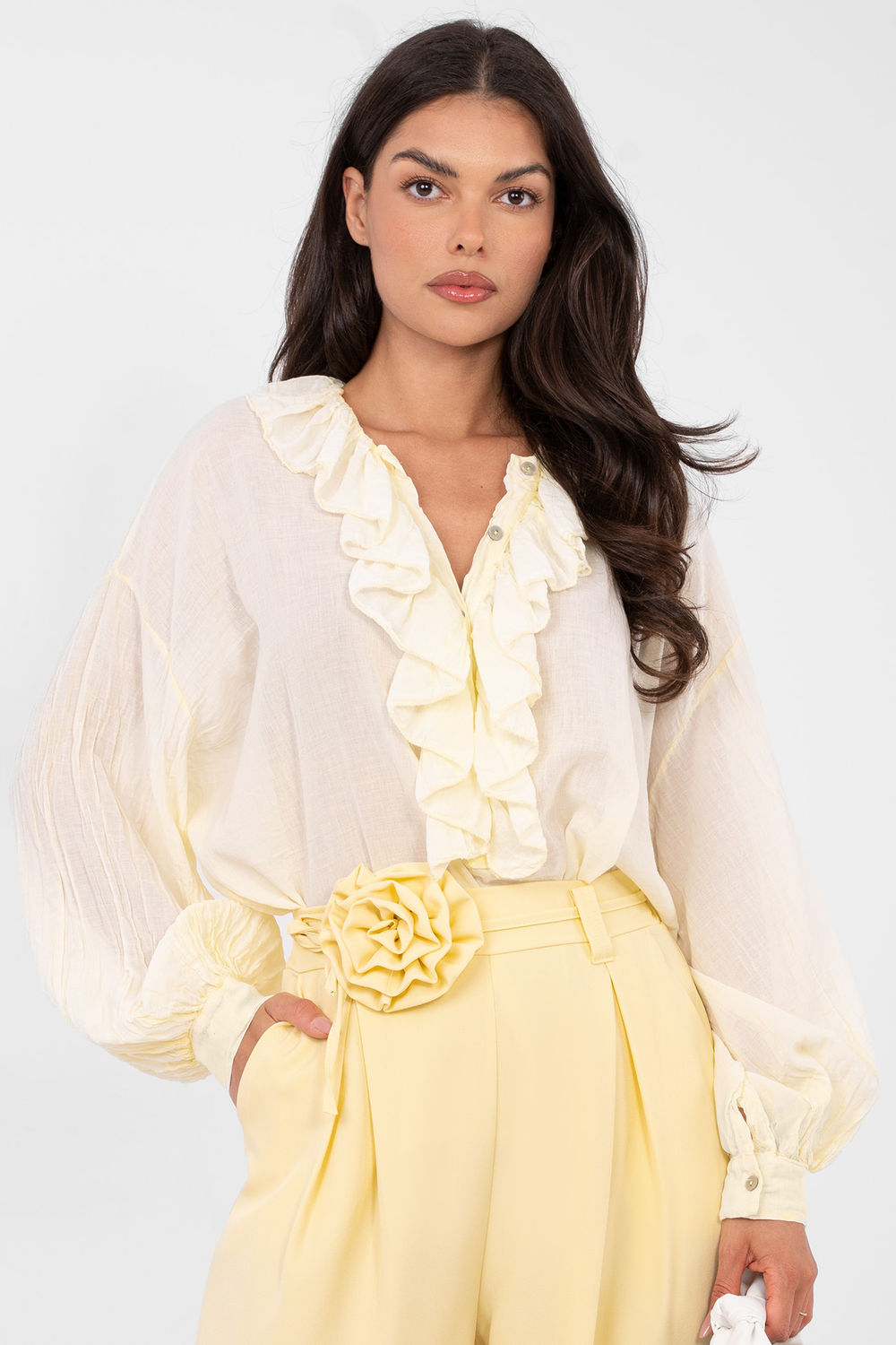 blouse model 223502 Factory Price