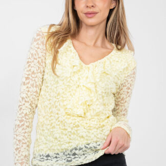 Kanten blouse model 223840 Rue Paris