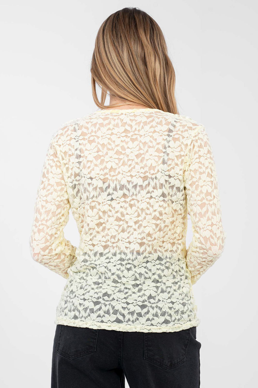 Kanten blouse model 223840 Rue Paris - Afbeelding 3