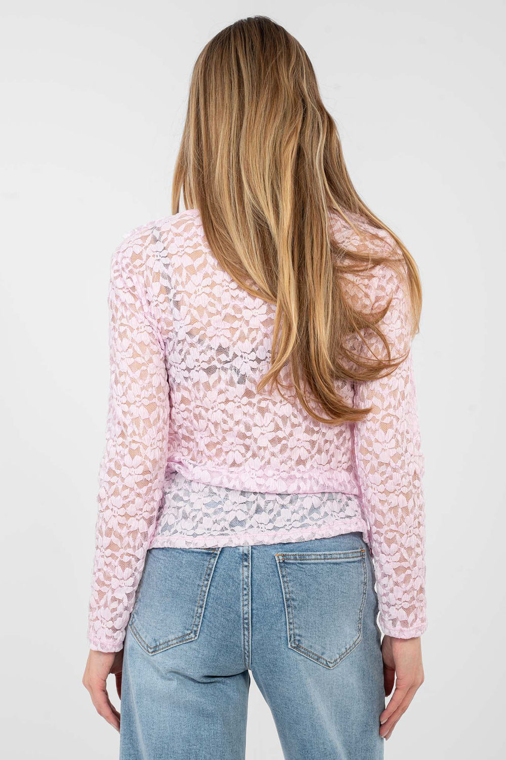 Kanten blouse model 223841 Rue Paris - Afbeelding 3
