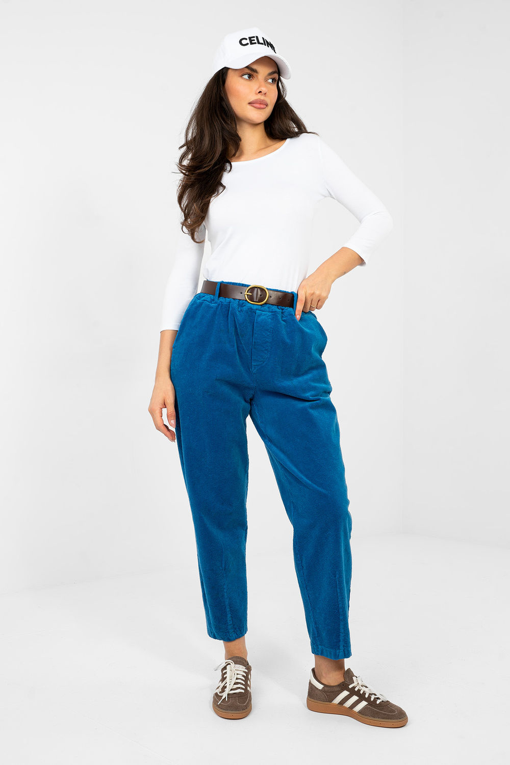 corduroy broek model 224058 Italy Moda
