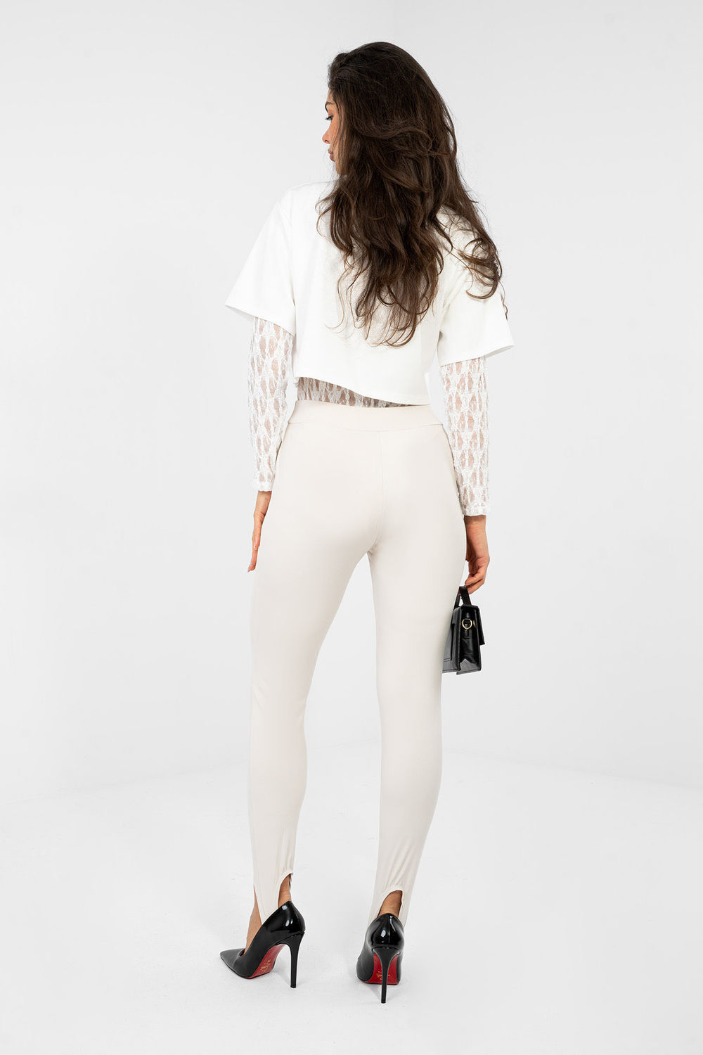 Lange leggings model 224111 Rue Paris - Afbeelding 3