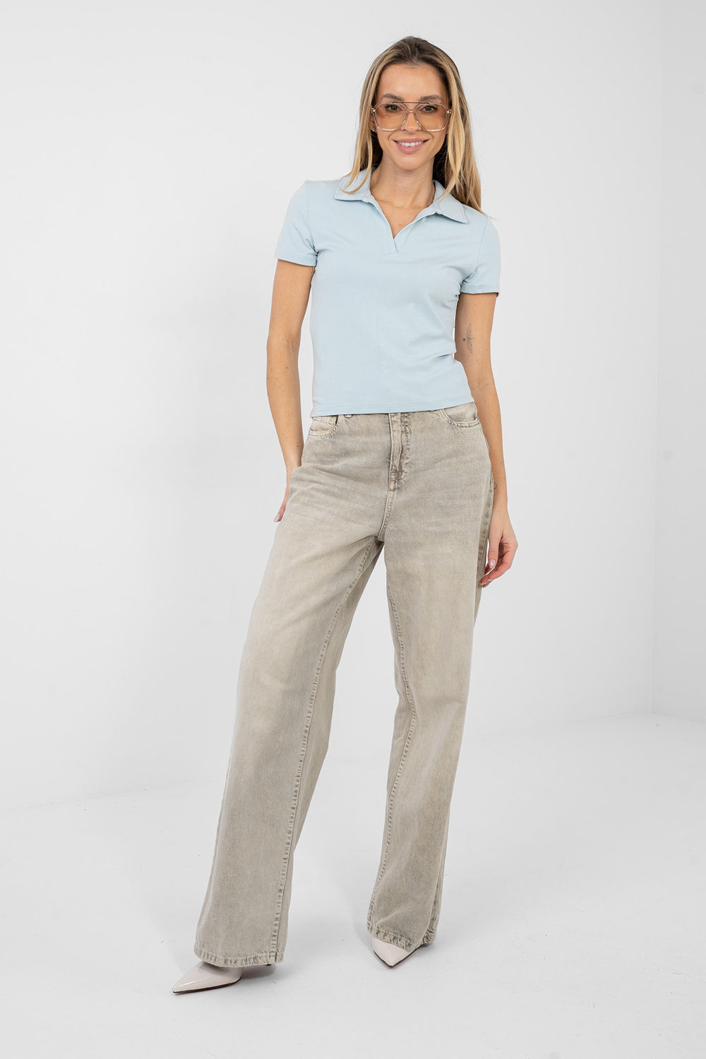 blouse model 224140 Factory Price - Afbeelding 2