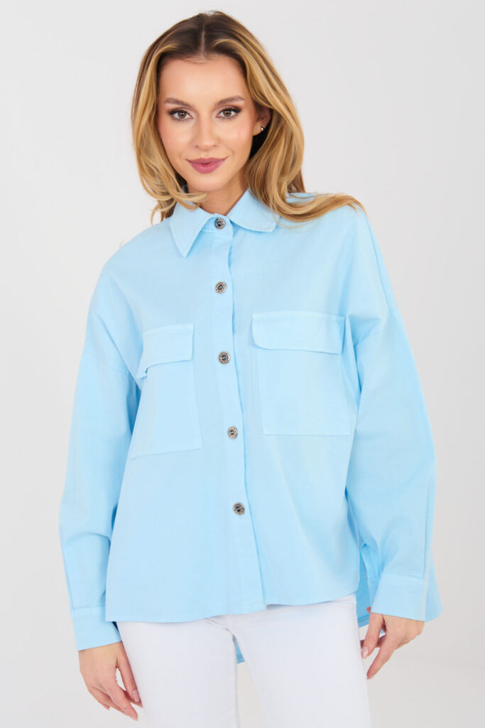 Overhemd met lange mouwen model 224203 Italy Moda