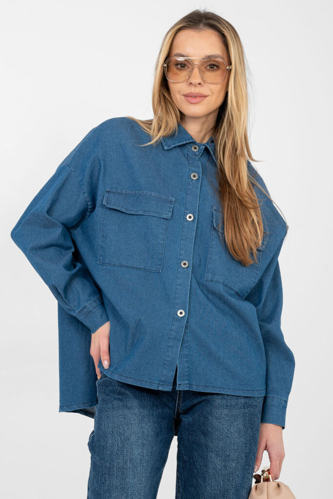 Overhemd met lange mouwen model 224204 Italy Moda