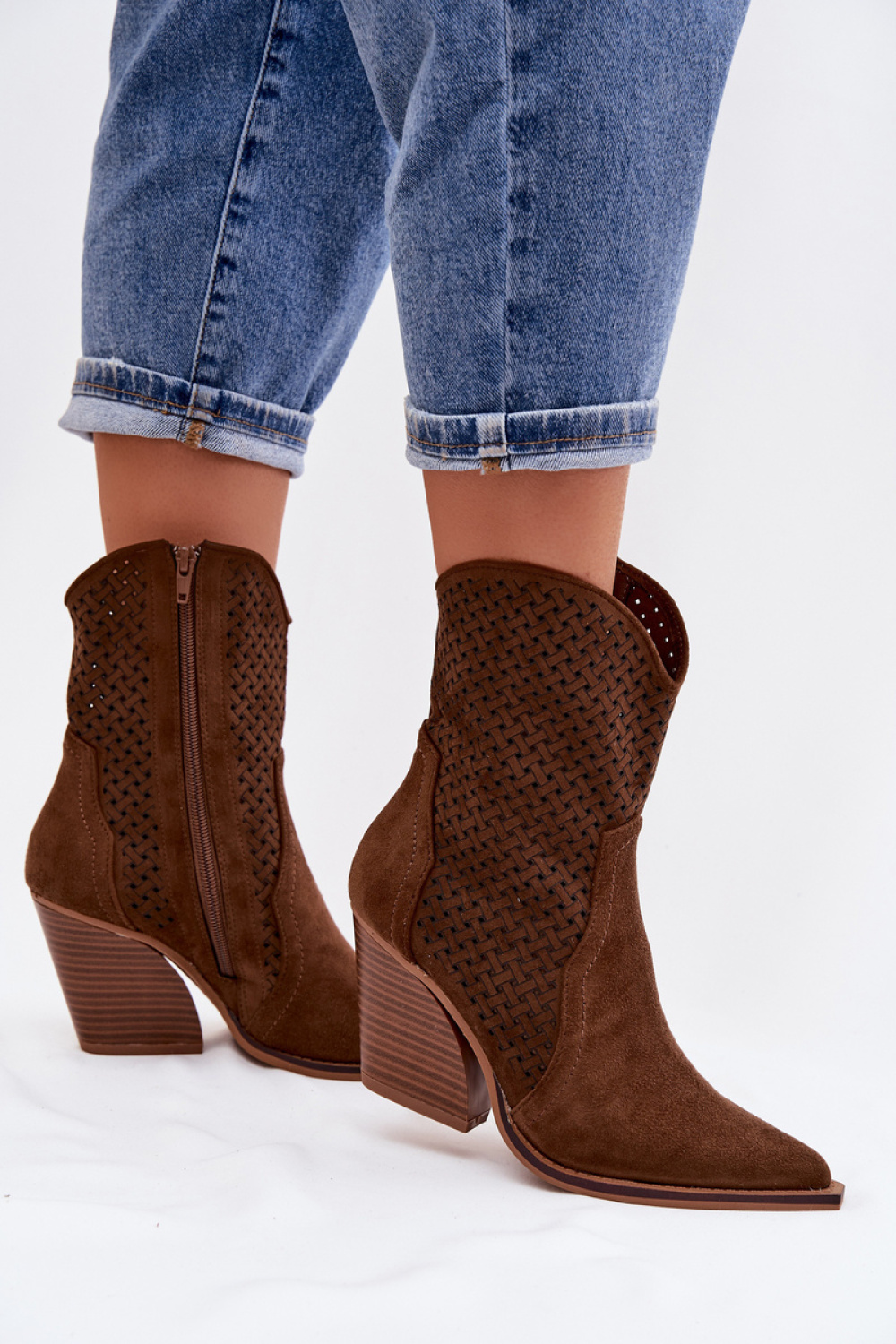 Laarsjes met hoge hak model 224238 Step in style