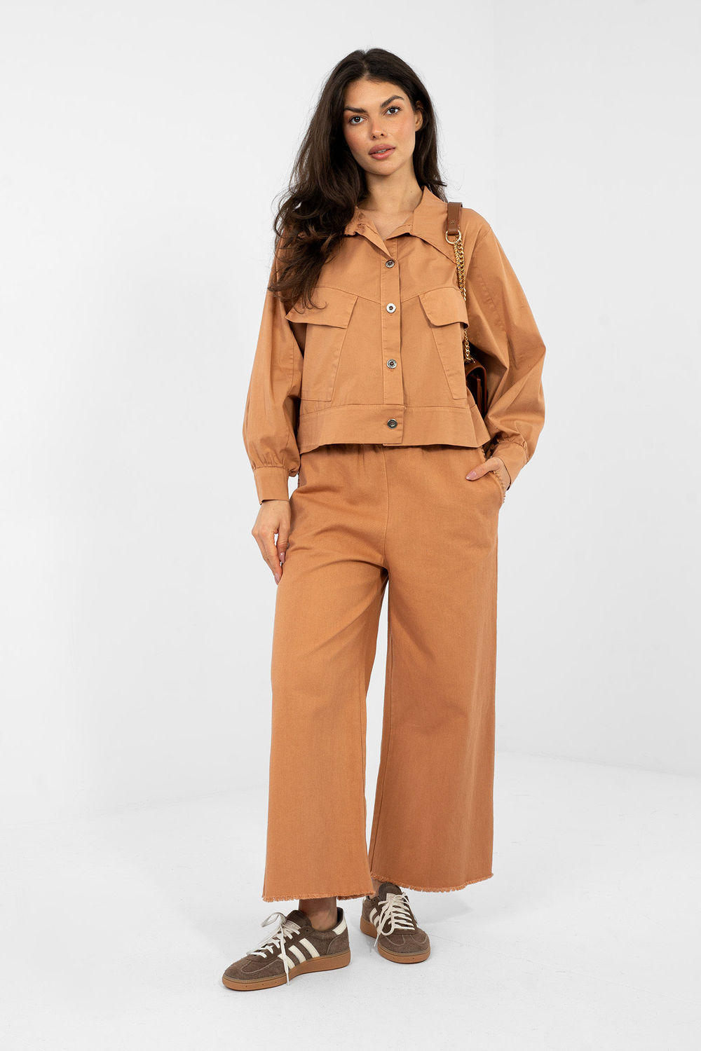 Overhemd met lange mouwen model 224292 Rue Paris - Afbeelding 2