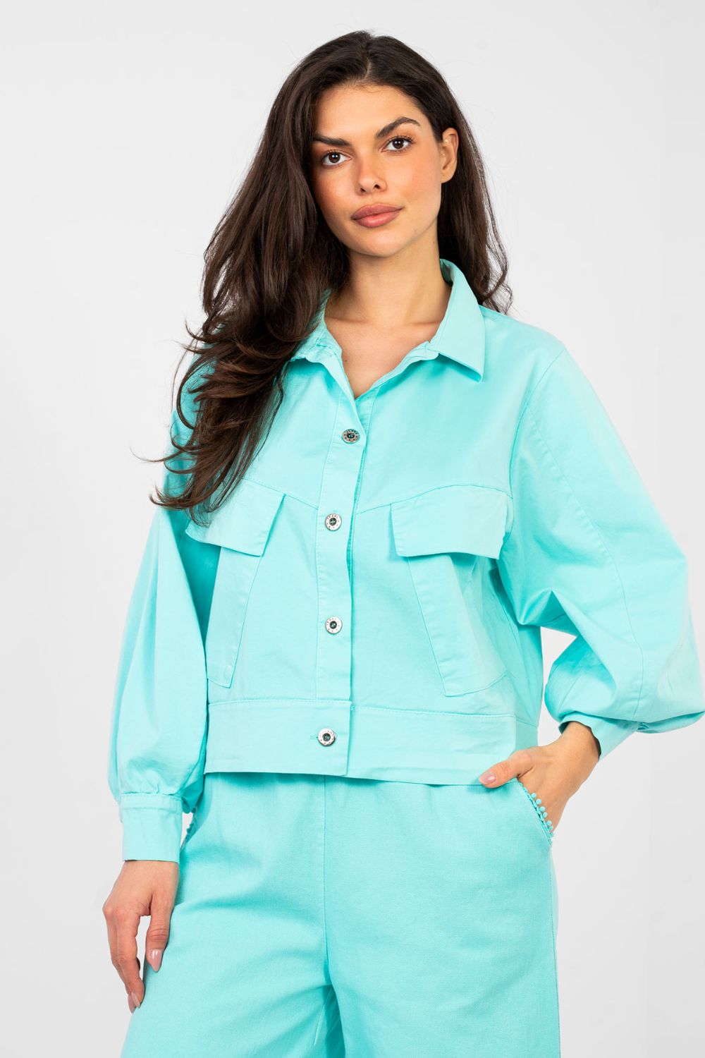Overhemd met lange mouwen model 224293 Rue Paris - Afbeelding 4