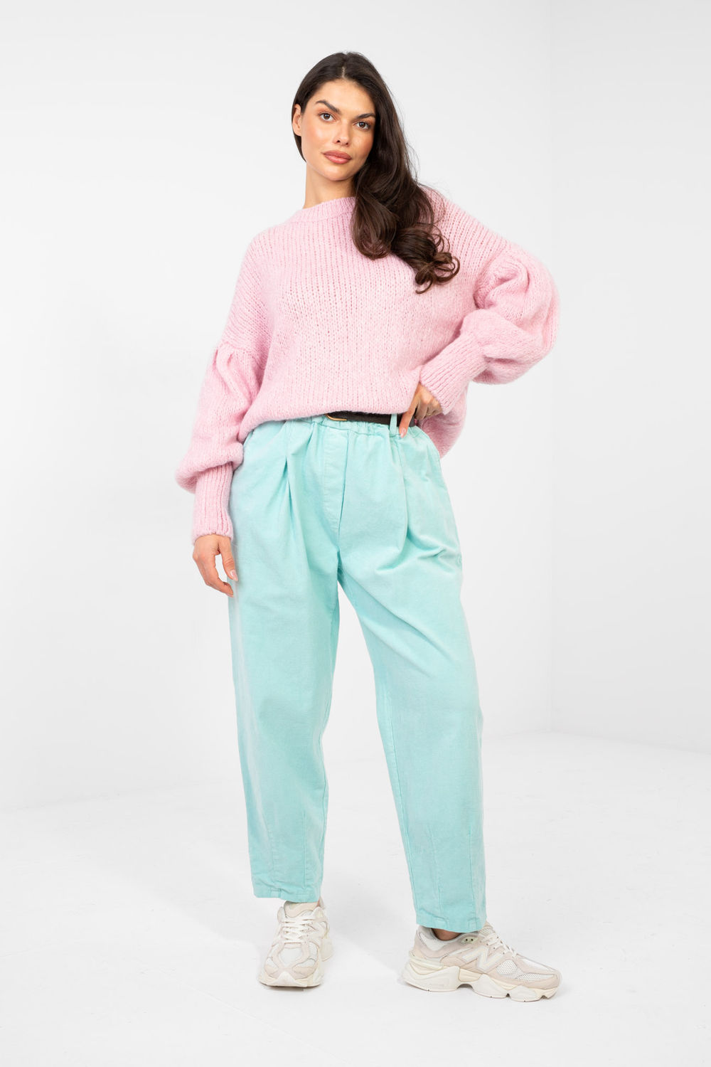 corduroy broek model 224385 Italy Moda