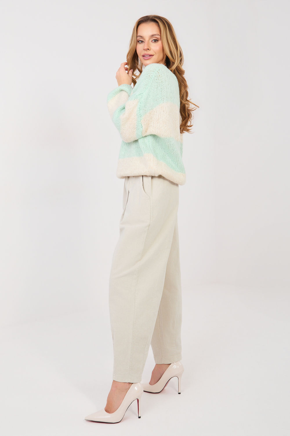 corduroy broek model 224386 Italy Moda