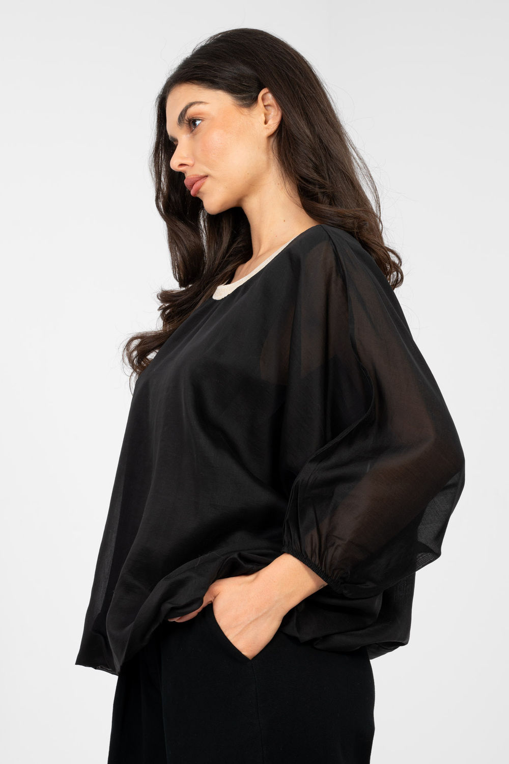 blouse model 224388 Italy Moda - Afbeelding 4