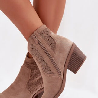 Laarsjes met hoge hak model 224428 Step in style