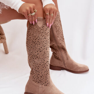 Opengewerkte laarzen model 224439 Step in style