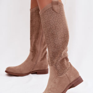 Opengewerkte laarzen model 224443 Step in style