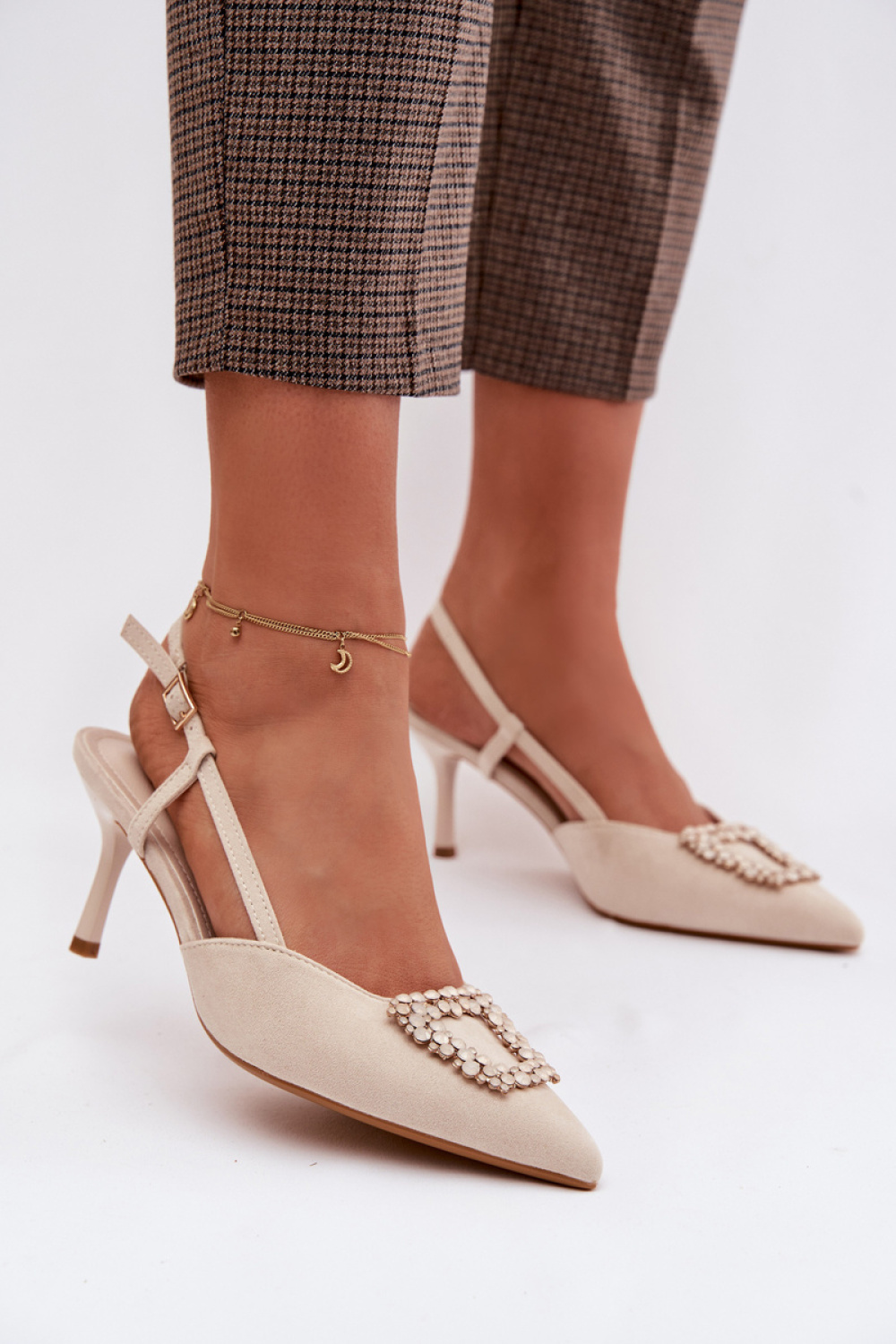 sandalen op hak model 224466 Step in style