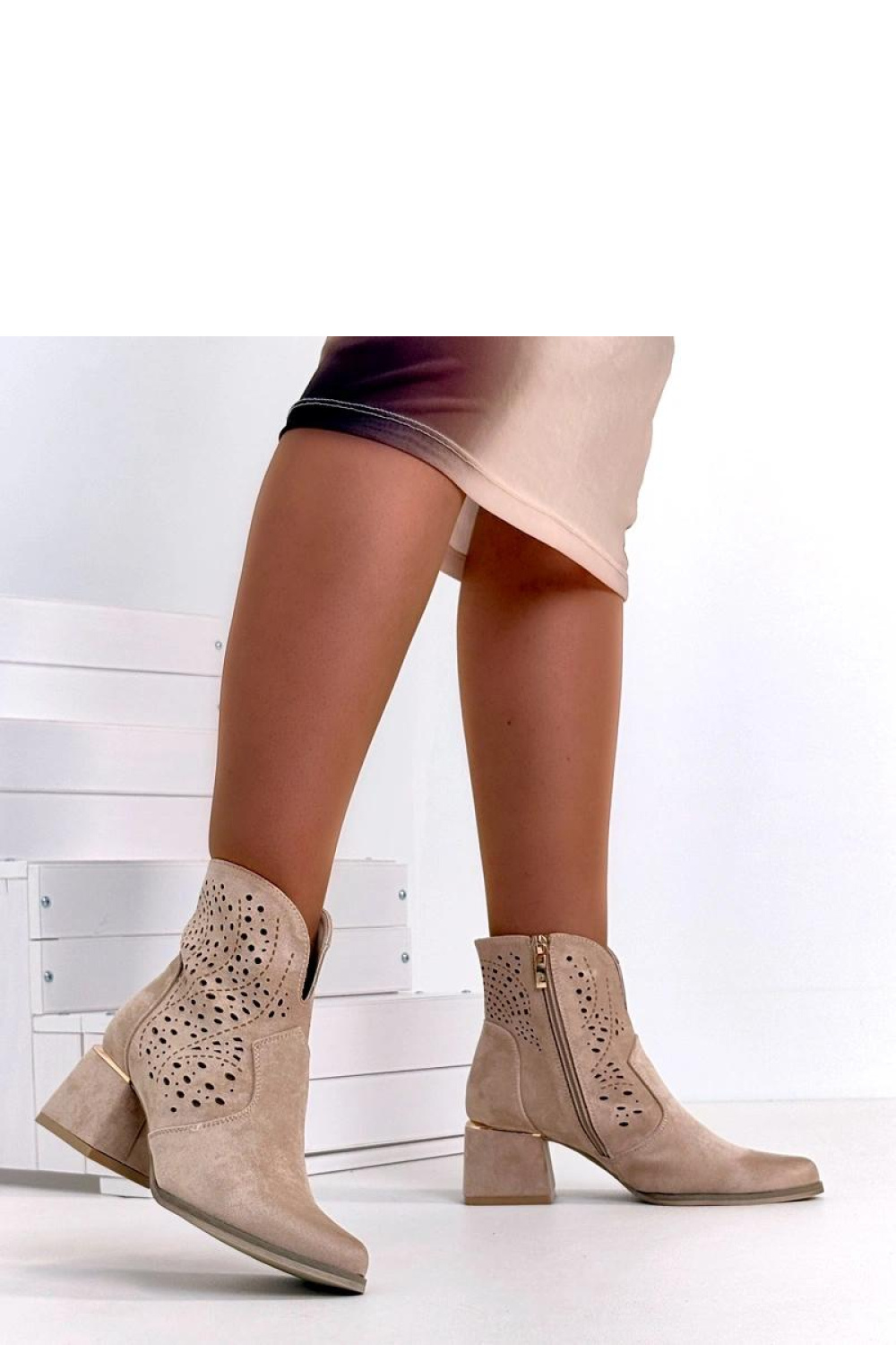 Laarsjes met hoge hak model 224586 Solea - Afbeelding 3