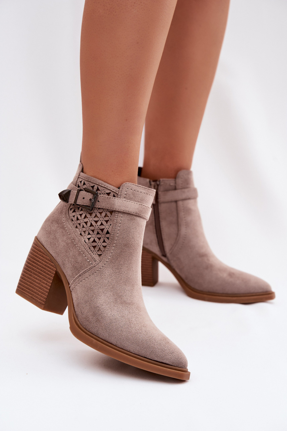 Laarsjes met hoge hak model 224702 Step in style