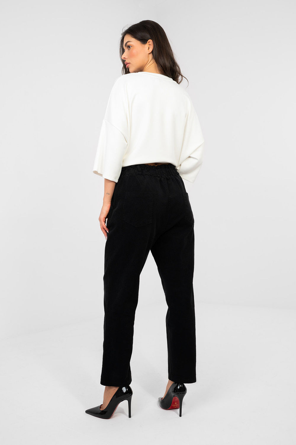 corduroy broek model 224841 Italy Moda - Afbeelding 3