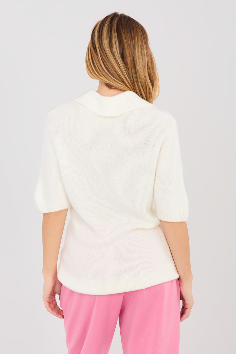 Trui met korte mouwen model 224867 Italy Moda - Afbeelding 3