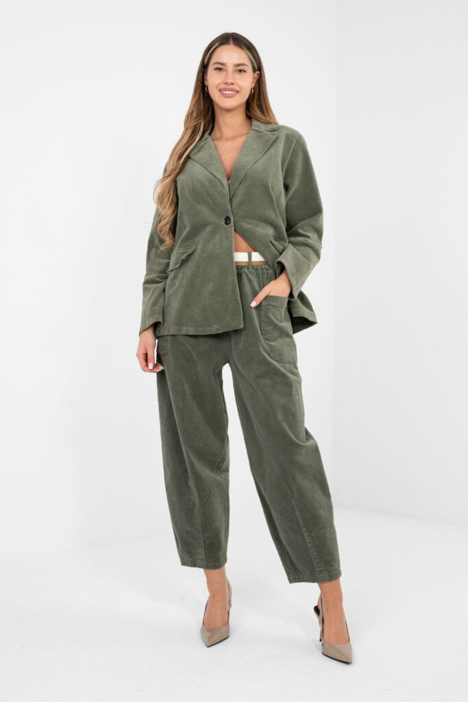 corduroy broek model 225094 Rue Paris