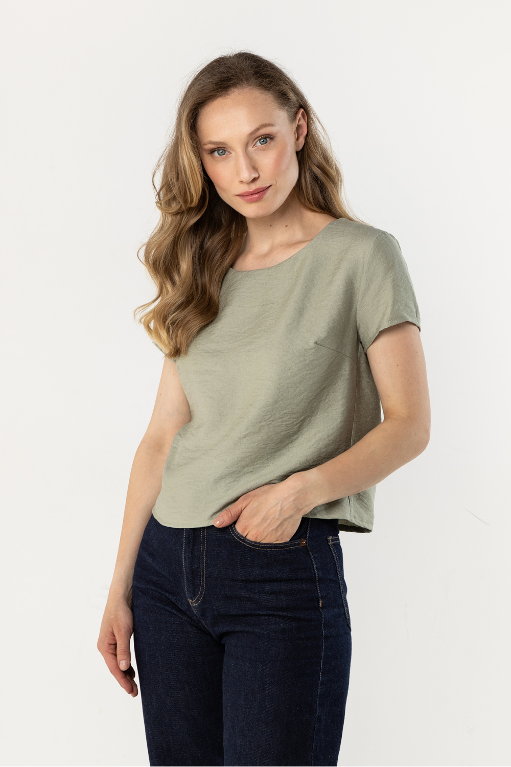 blouse model 225335 awama - Afbeelding 2