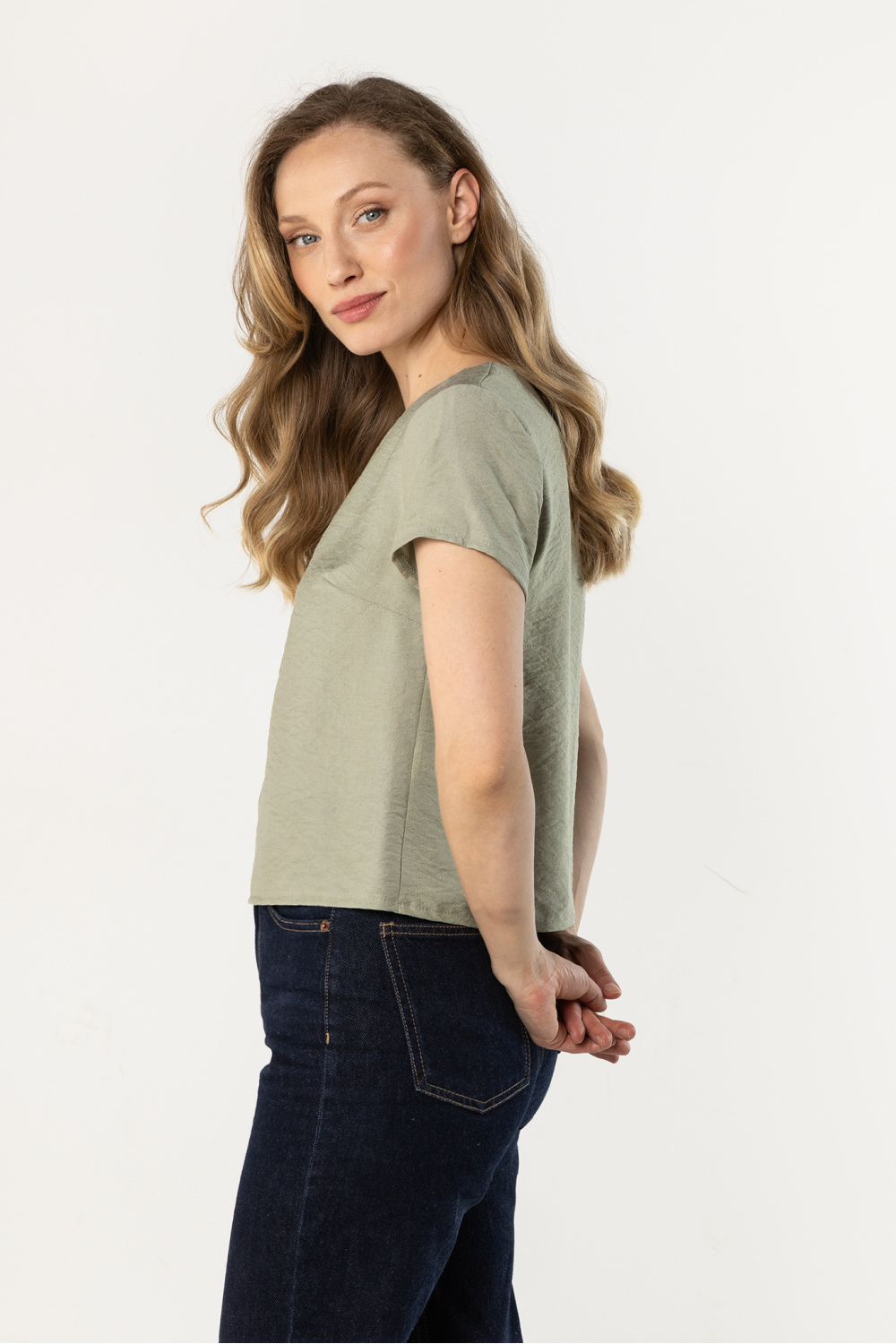 blouse model 225335 awama - Afbeelding 3