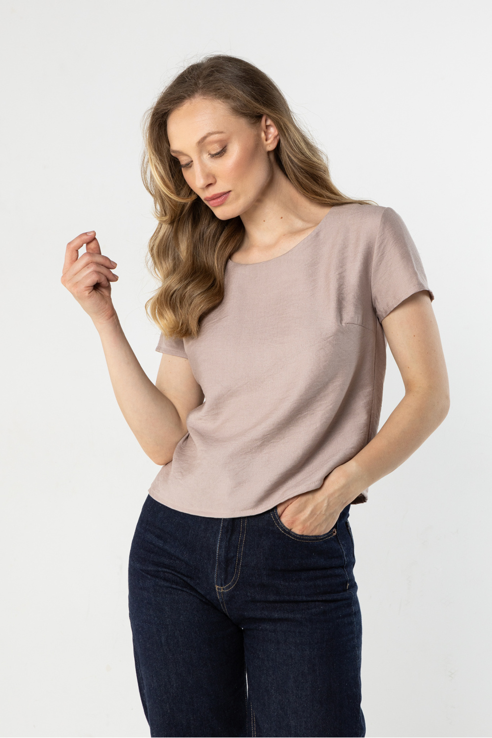 blouse model 225337 awama - Afbeelding 2
