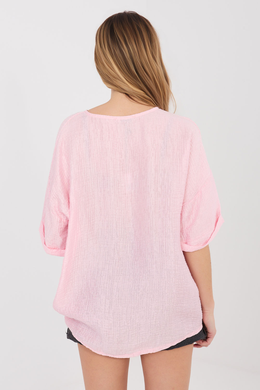 Overhemd met korte mouwen model 225510 Italy Moda - Afbeelding 3