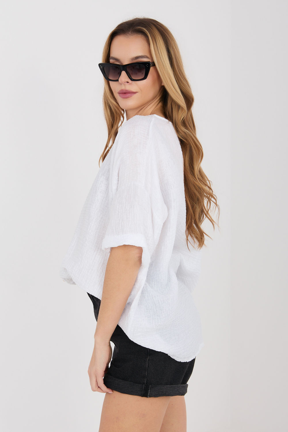 Overhemd met korte mouwen model 225512 Italy Moda - Afbeelding 2