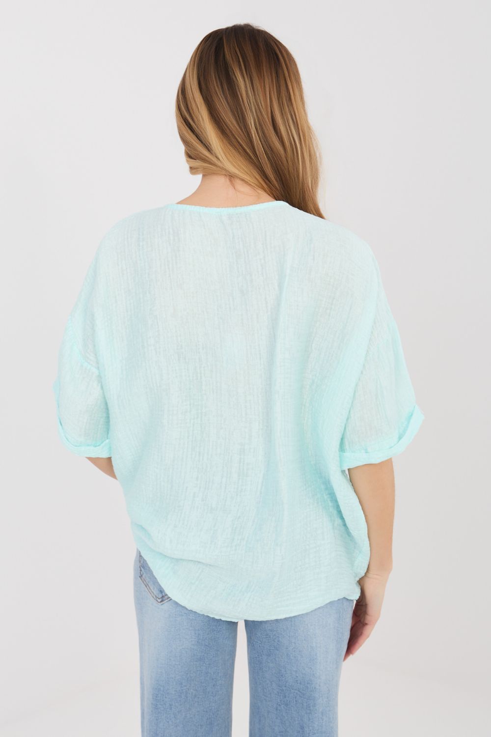 Overhemd met korte mouwen model 225511 Italy Moda - Afbeelding 4