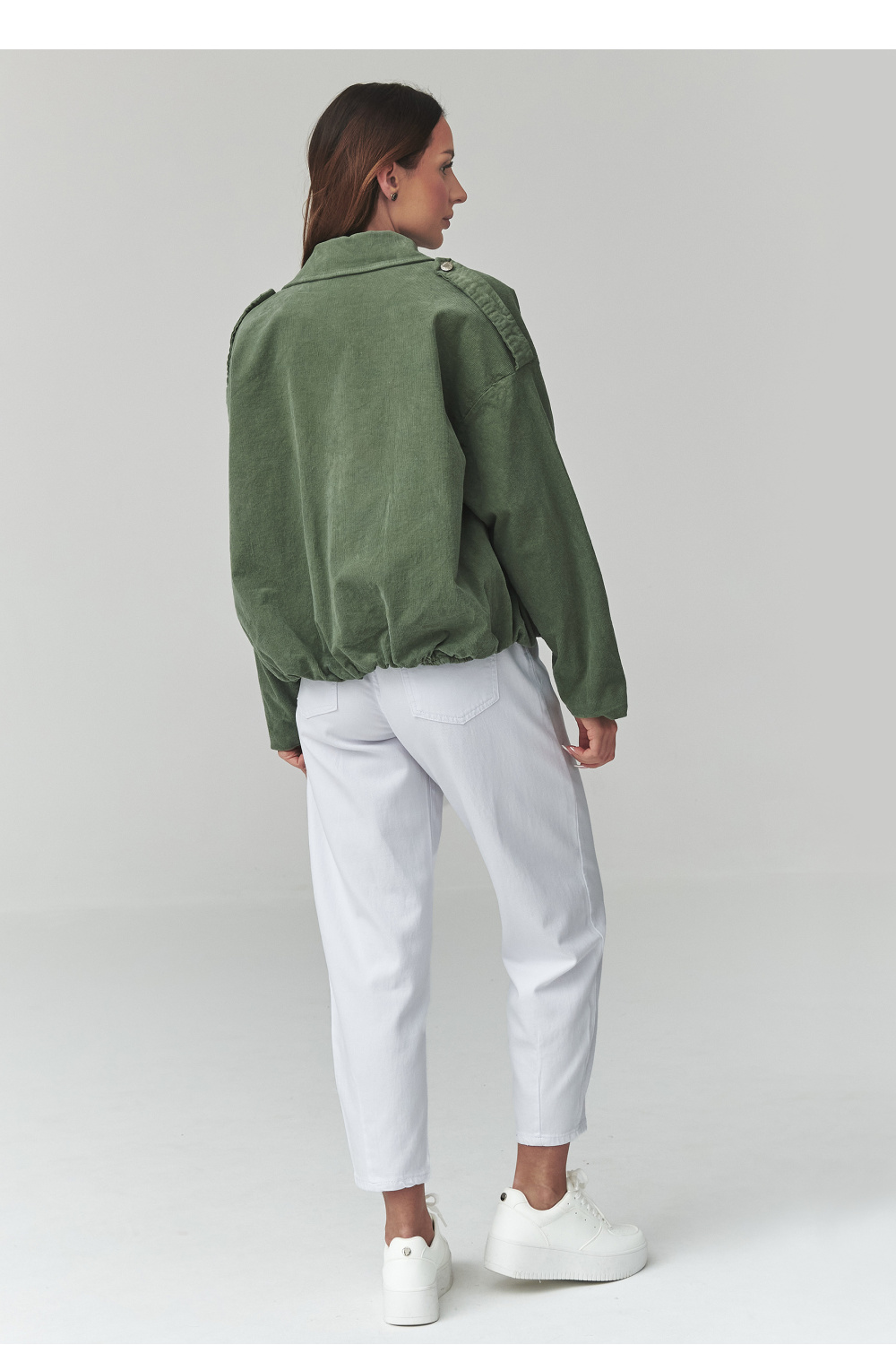 Corduroyjas model 225691 Makadamia - Afbeelding 3