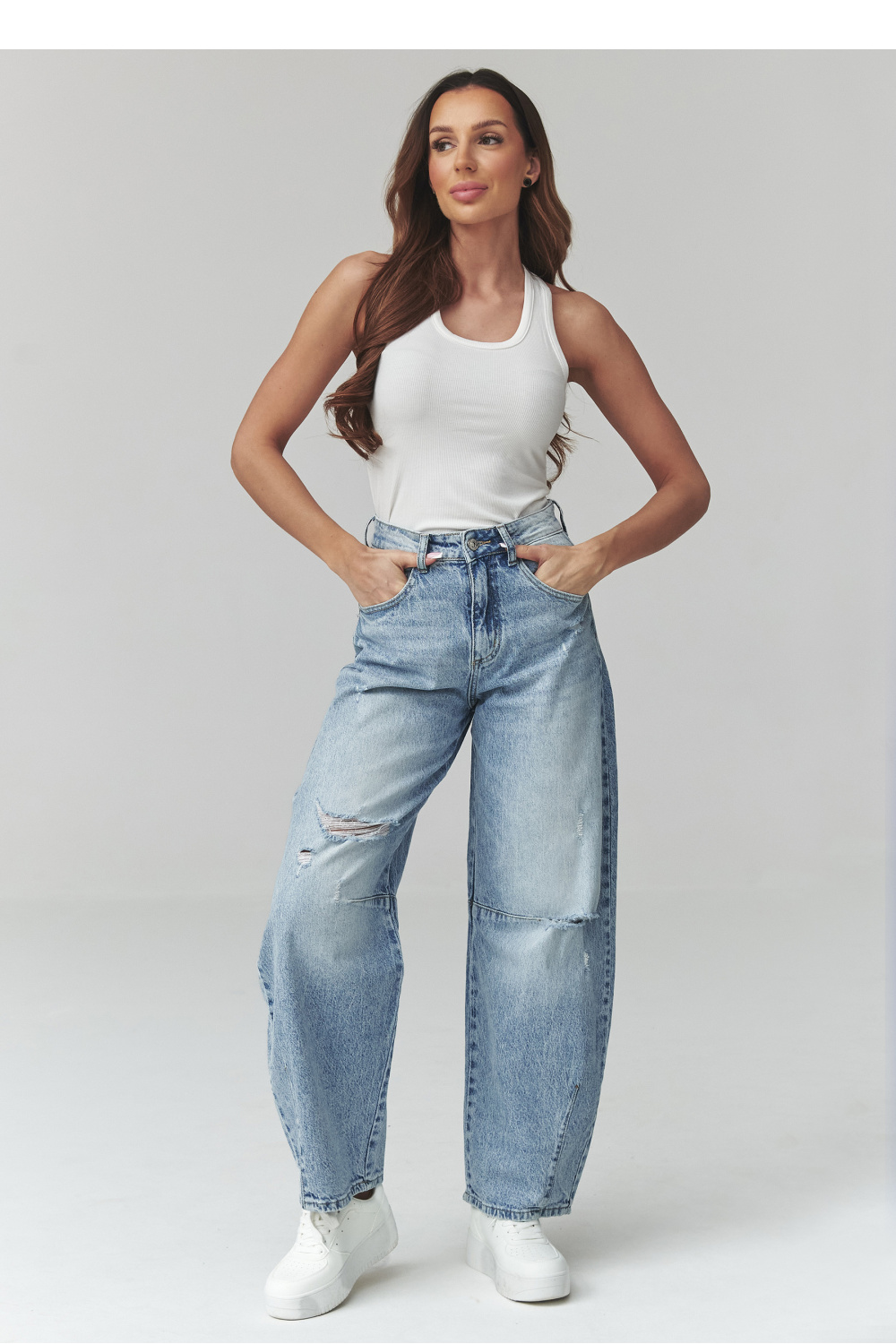 jeans model 225704 Makadamia - Afbeelding 2