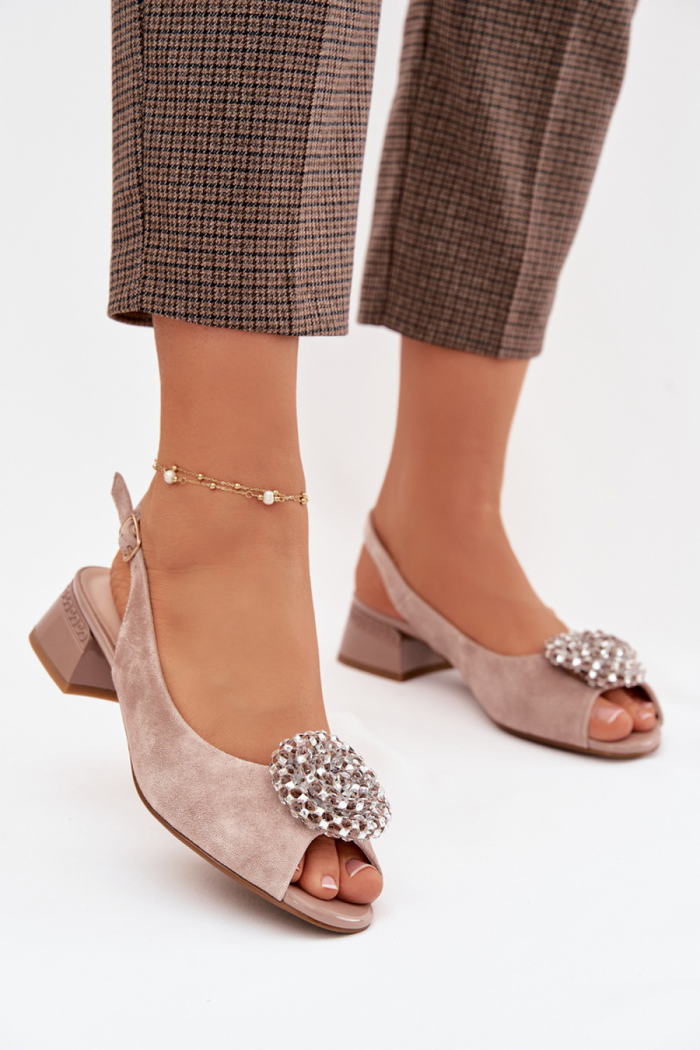 sandalen op hak model 225955 Step in style