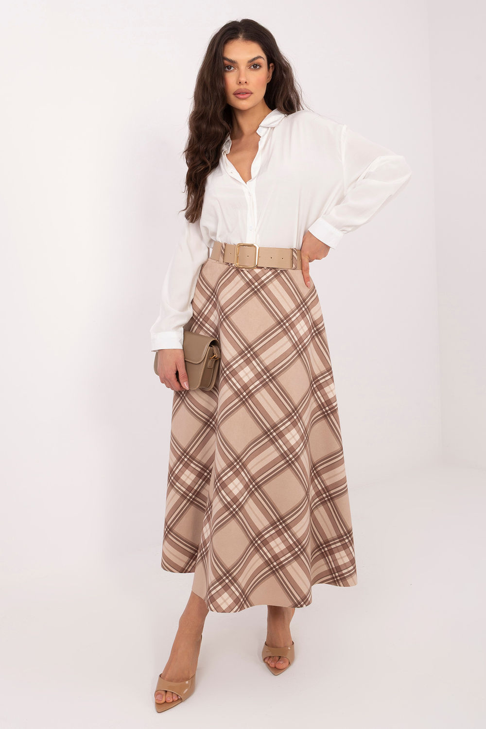 Lange rok model 226008 Italy Moda