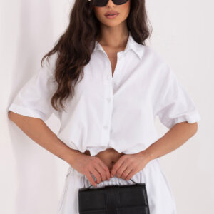 Overhemd met korte mouwen model 226021 Italy Moda