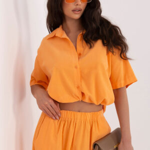 Overhemd met korte mouwen model 226022 Italy Moda