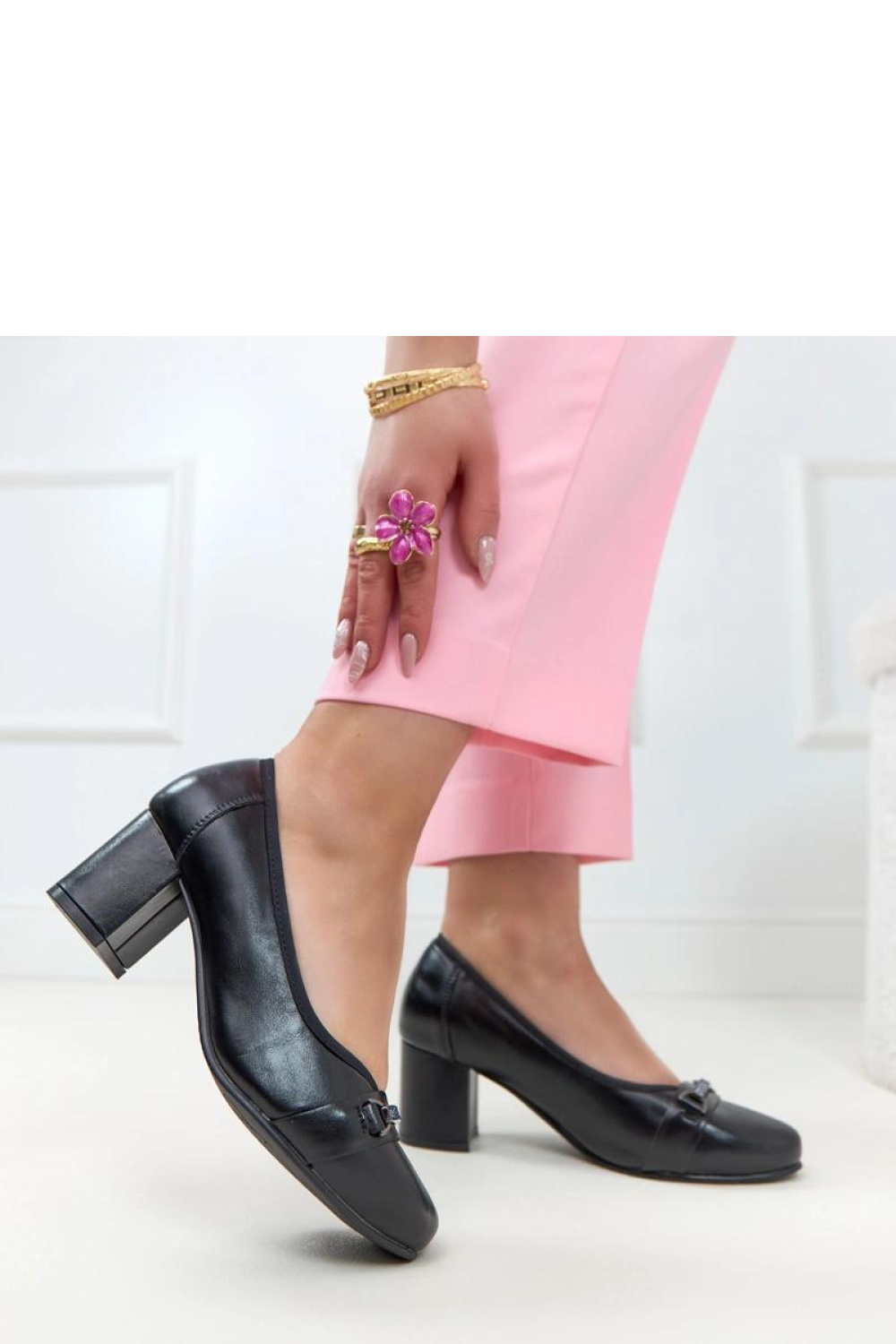 Pumps met dikke hak model 226024 Solea - Afbeelding 3