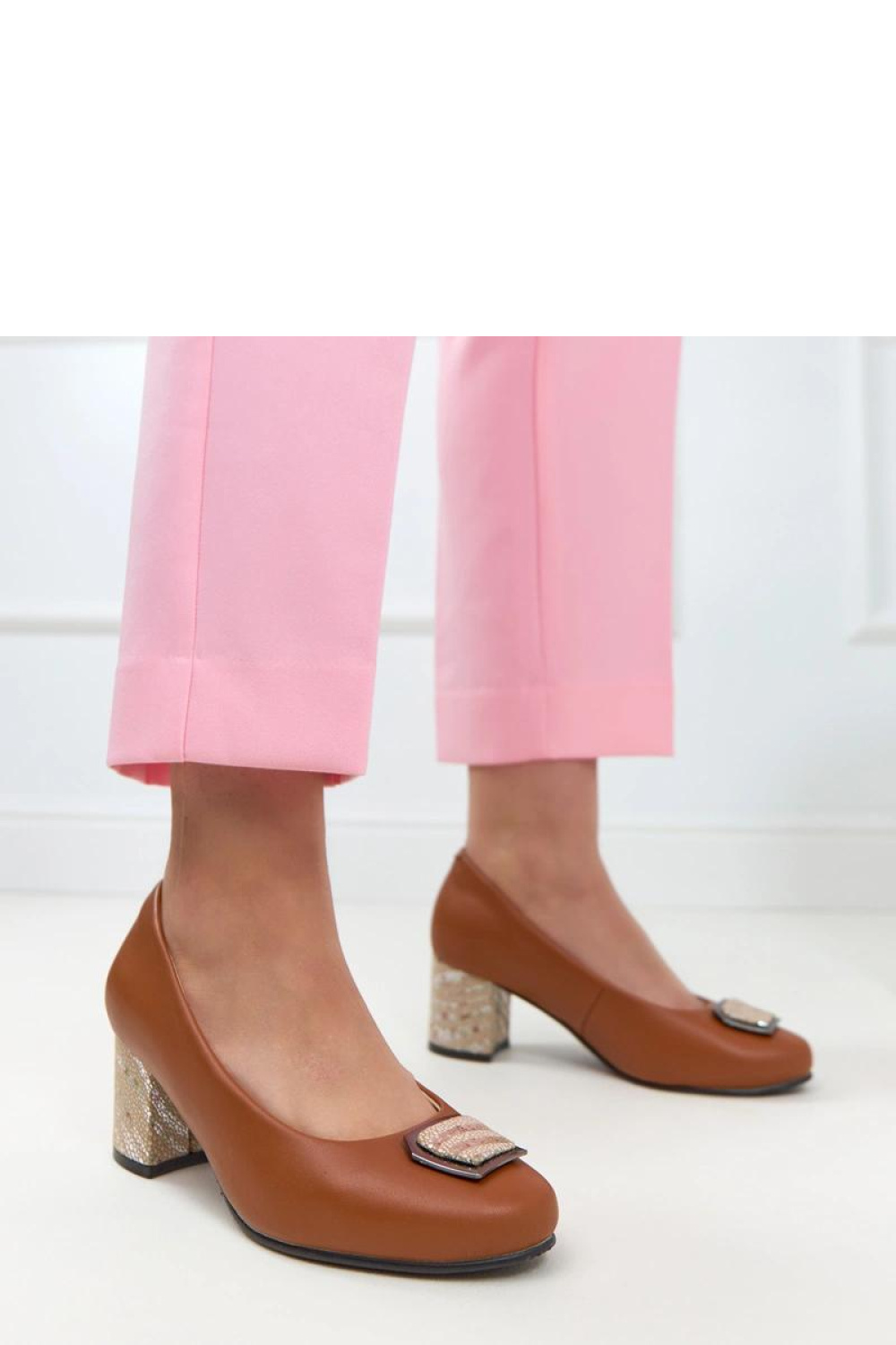 Pumps met dikke hak model 226026 Solea - Afbeelding 3