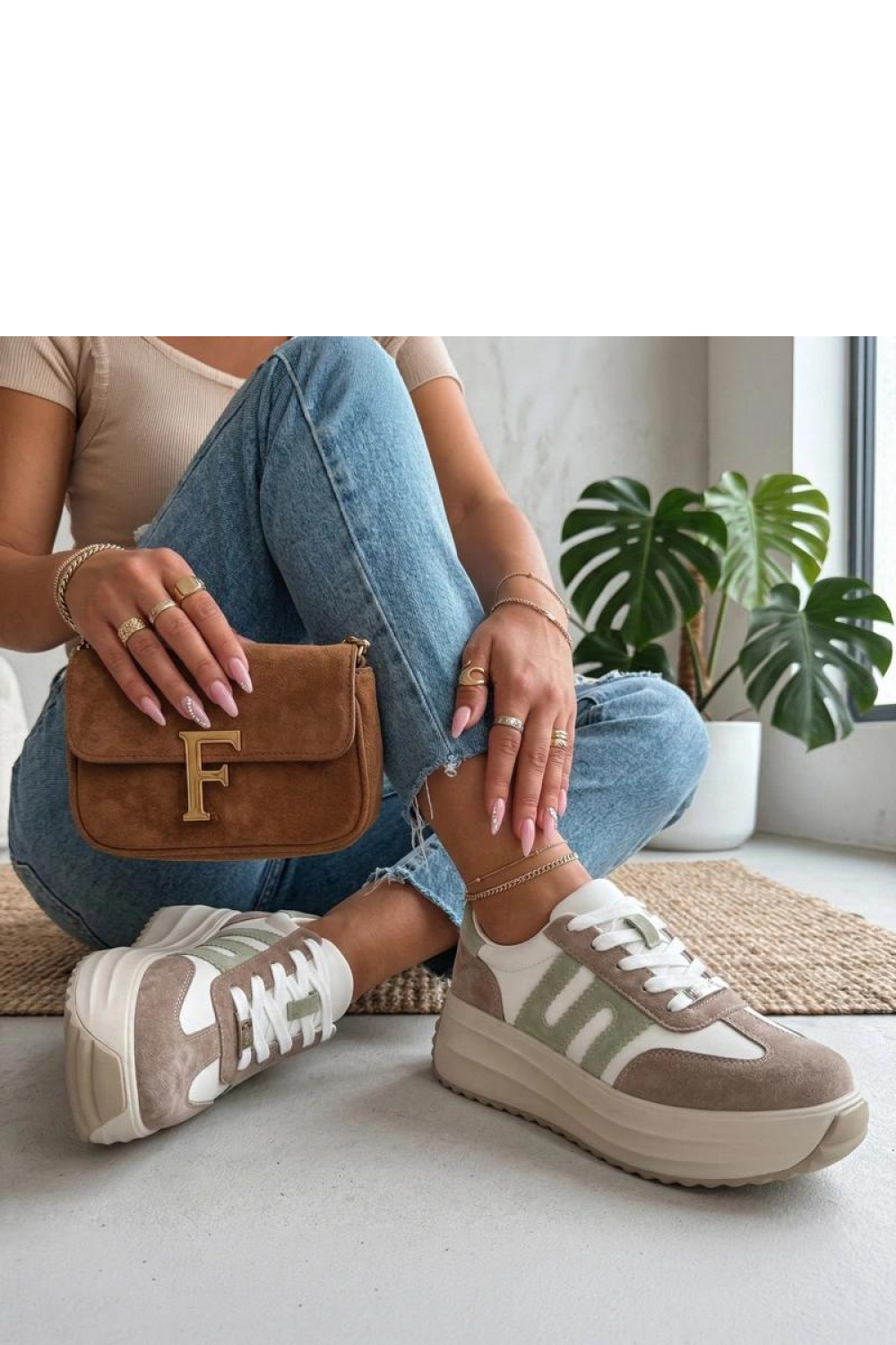 Sportchoenen op een platform model 226029 Solea - Afbeelding 3