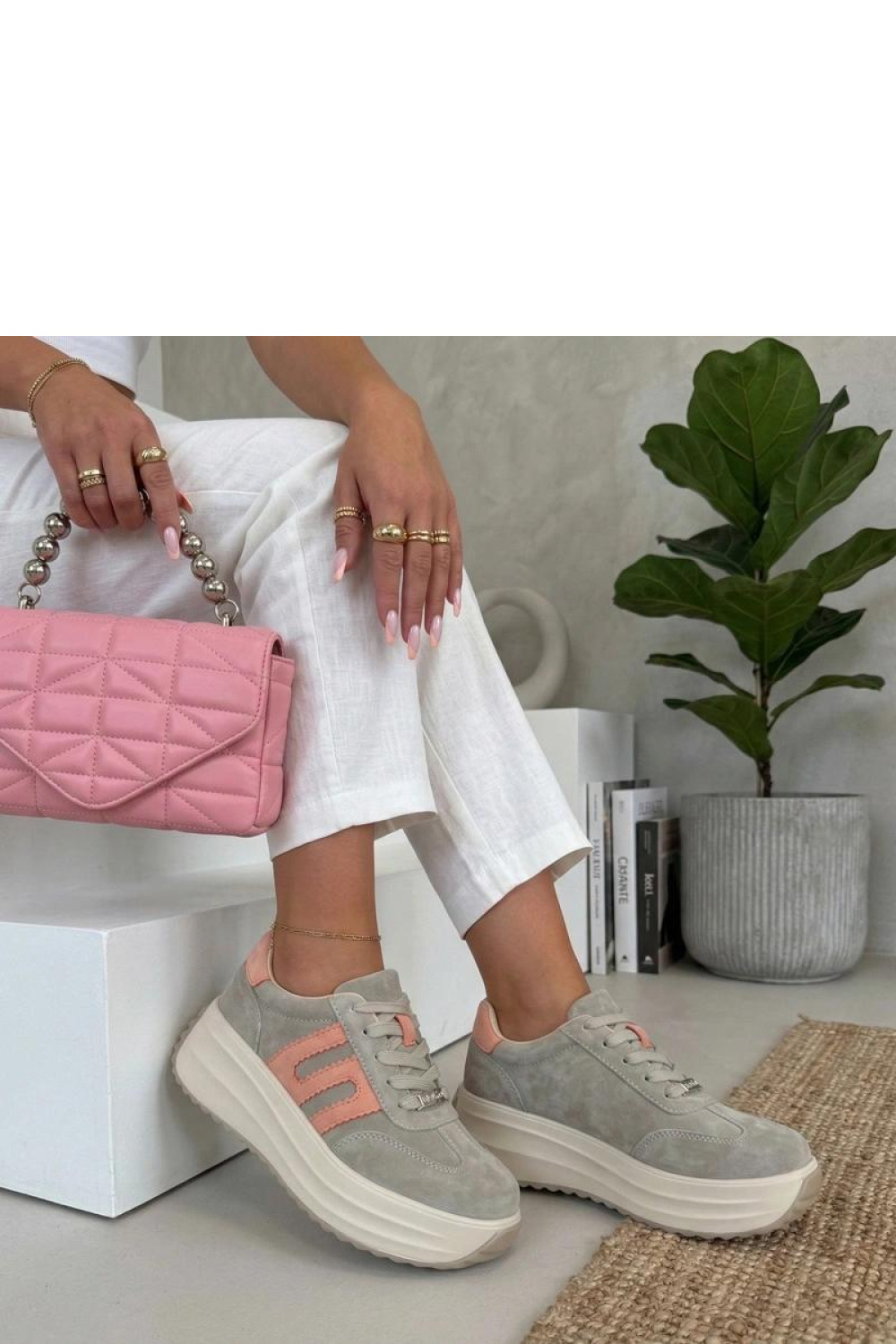 Sportchoenen op een platform model 226030 Solea - Afbeelding 3
