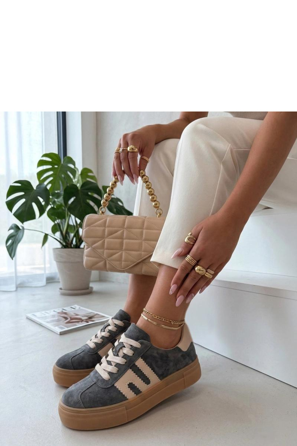 Sportchoenen op een platform model 226032 Solea - Afbeelding 3