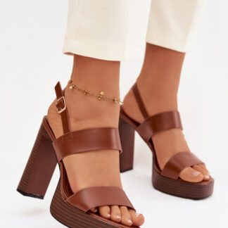 sandalen op hak model 226114 Step in style