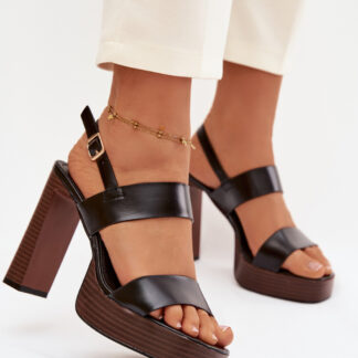 sandalen op hak model 226116 Step in style