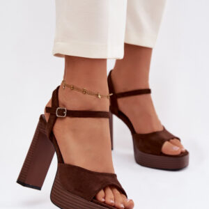 sandalen op hak model 226119 Step in style